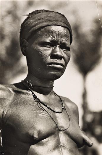 CASIMIR ZAGOURSKI (1883-1944) A group of more than 60 portraits made in Central Africa from the series LAfrique qui disparaît!